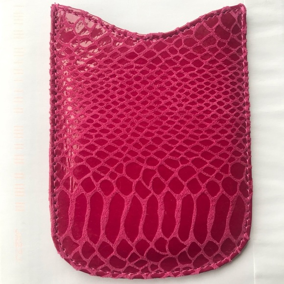 Danier snake print leather card holder - Picture 2 of 3